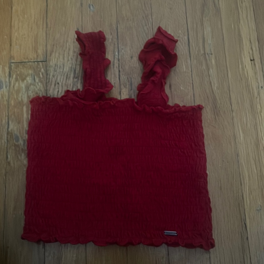 Hollister, red halter top size extra small